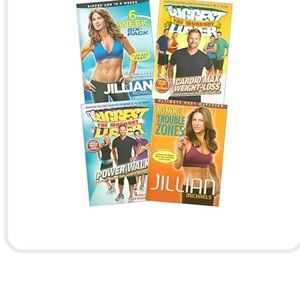 Jillian Michaels and Bob Harper Biggest Loser 4 DVD Fitness Set